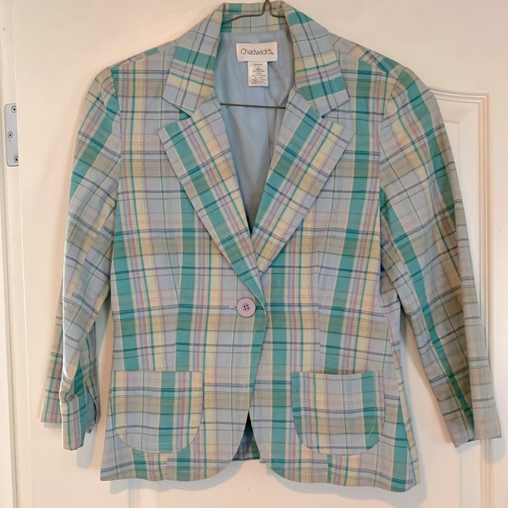 3/4 sleeve blazer